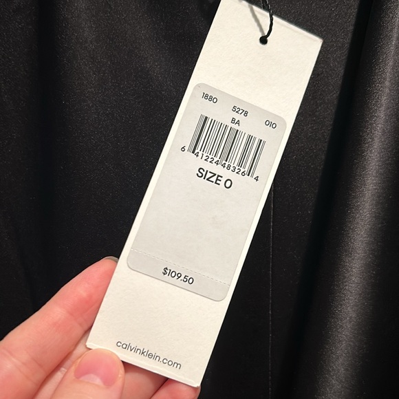 Calvin Klein Black Full length dress - Picture 2 of 2